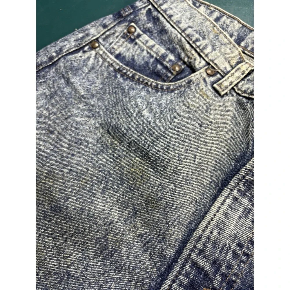 Vintage LEVIS 512 Silvertab Jeans Men 32x34 Slim Taper Acid-Wash 90s Made In USA